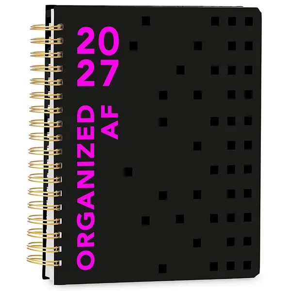 Sellers Publishing Organized AF Deluxe agenda 2027 hardcover 17 maanden