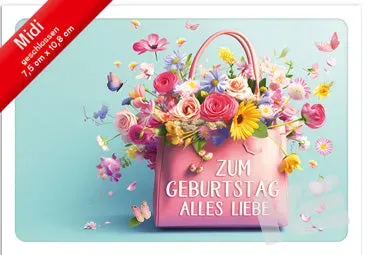 Kurt Eulzer 45-51019 verjaardagskaart bloemen midi