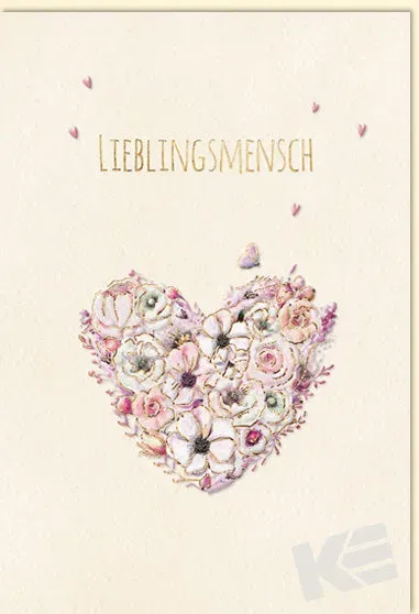 Kurt Eulzer Bellissima 41-1348 wenskaart hart