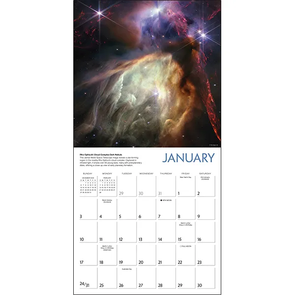 Sellers Publishing Destination Space 2027 wandkalender heelal