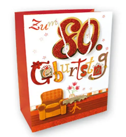 Kurt Eulzer 06-0012 verjaardagsdecoratie 80 jaar 5-delig