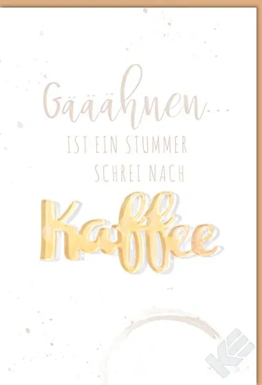 Kurt Eulzer 40-0172 kaartaccessoire koffie hot stuff acryl