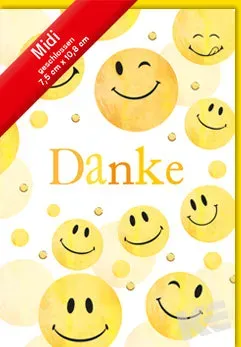 Kurt Eulzer 45-4575 midi wenskaart smileys