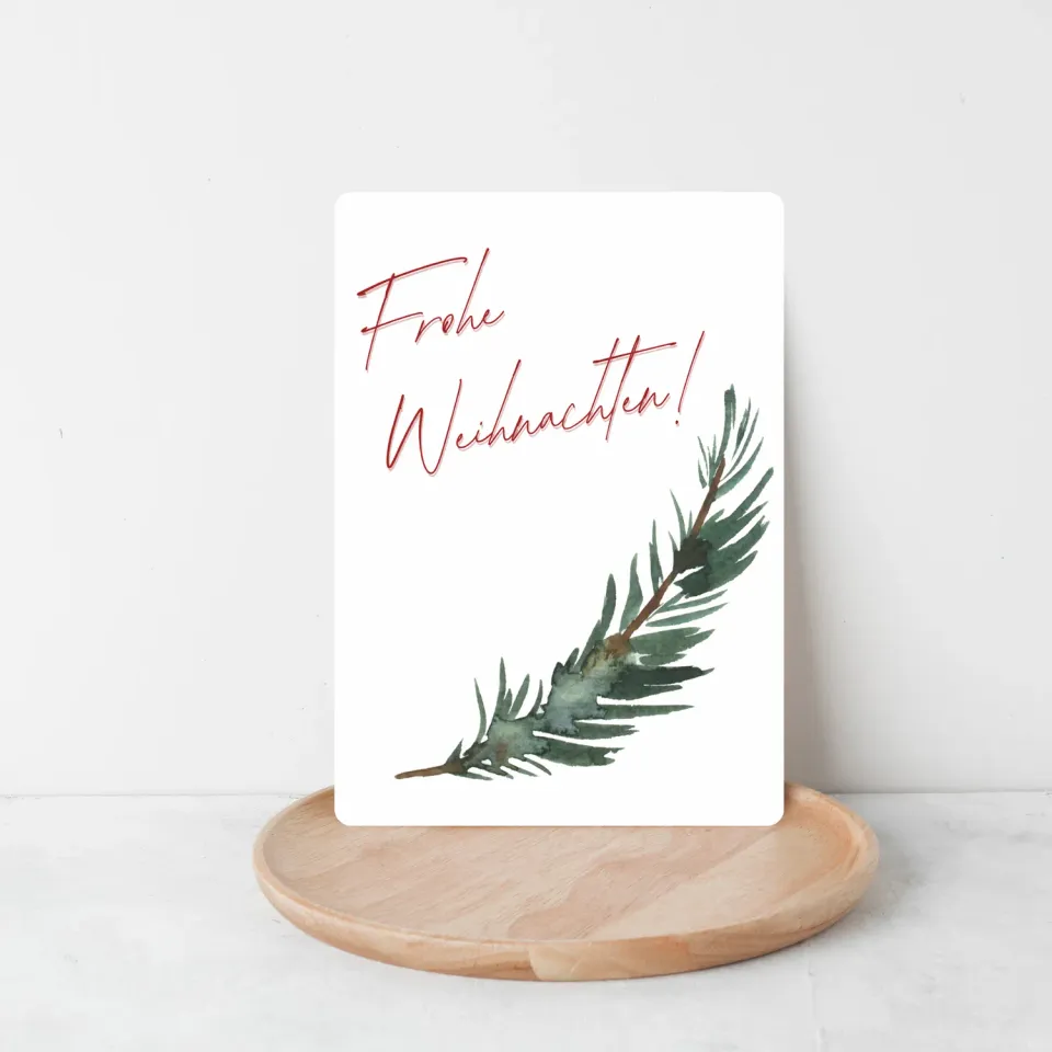 Lilly Braun Frohe Weihnachten 5027 kerstkaart A6