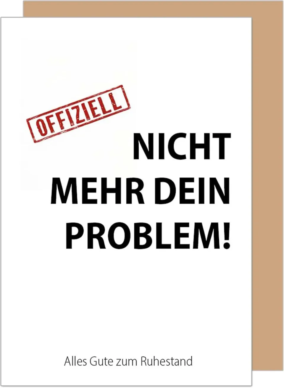 Edition Seidel Premium R149 SW025 pensioenkaart afscheid lol