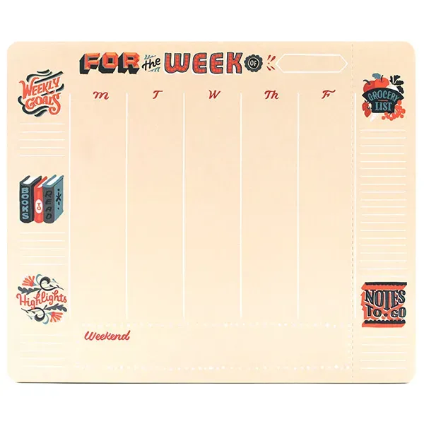 Sellers Publishing Weekly To-Do with Notes to-Go bureaublok