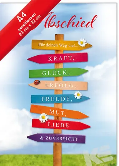 Kurt Eulzer 41-1407 wegwijzer kaart A4 bedrukt