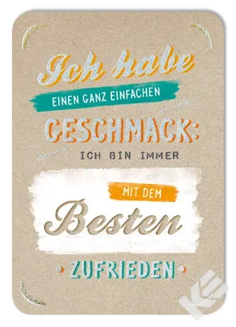 Kurt Eulzer Schrift 30-2706 kaart 10 stuks – glittertekst
