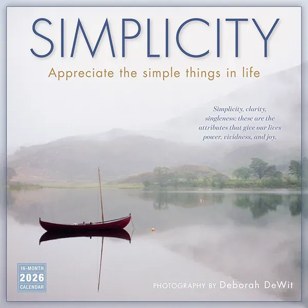 Sellers Publishing Simplicity 2027 wandkalender foto's