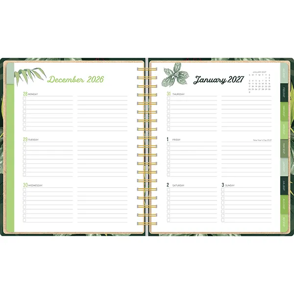 Sellers Publishing La Scarlatte 2027 Deluxe Hardcover Planner agenda