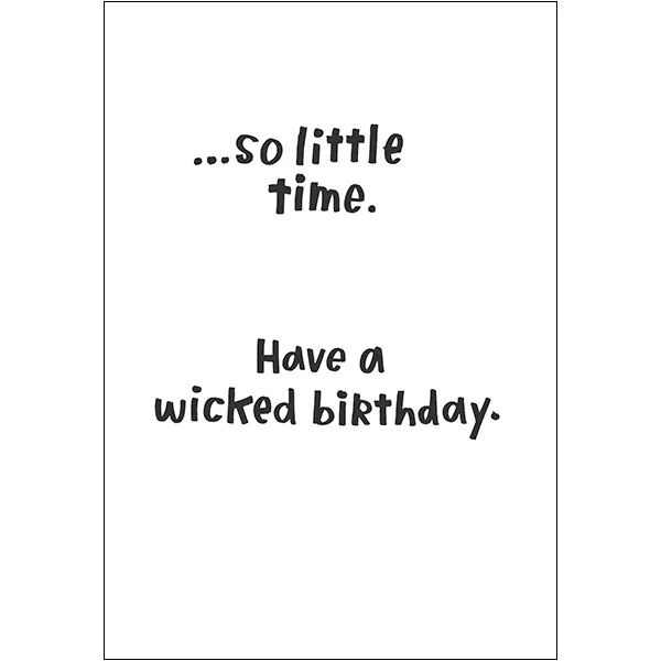 Sellers Publishing Birthday Humor B7788A verjaardagskaart 6 stuks stout