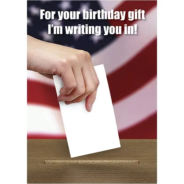 Sellers Publishing Birthday Political B13183 verjaardagskaarten 6-pack