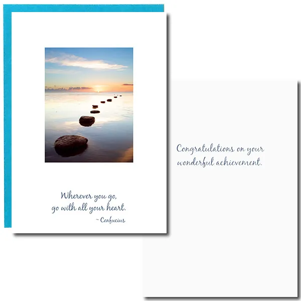 Sellers Publishing G7186S geslaagd kaart confucius quote