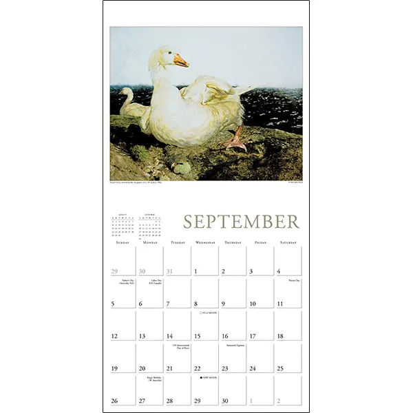 Sellers Publishing The Art of Jamie Wyeth 2027 wandkalender