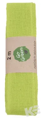 Kurt Eulzer 02-0599 katoenen lint groen 2 m – 100% katoen