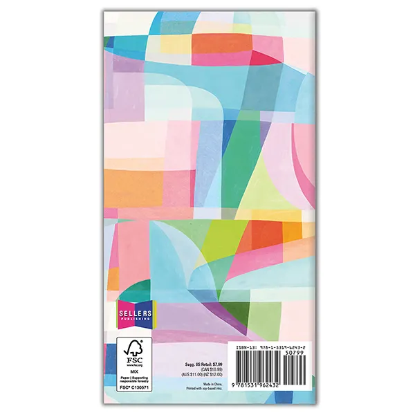 Sellers Publishing Pastel Prism 2027 zakagenda pocket 2-jaar