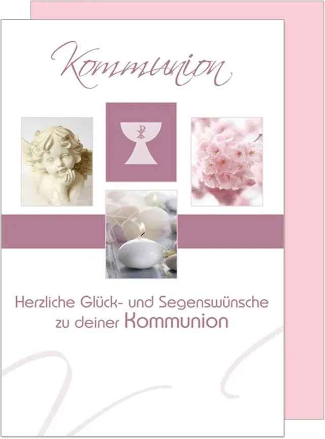 Edition Seidel KO174 SW023 Communiekaart met Envelop Meisje