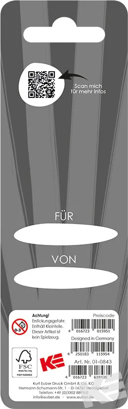 Kurt Eulzer 01-0843 sleutelhanger kat 40 mm glas