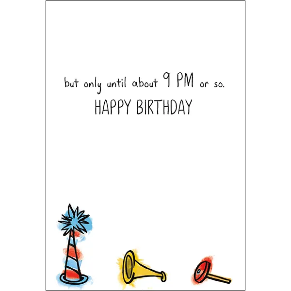 Sellers Publishing Birthday Humor B11843S verjaardagskaart 6 stuks