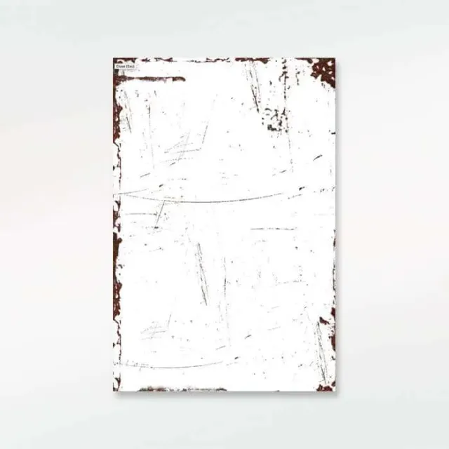 Gozi Roestrand 1 metalen bord 20x30cm vintage