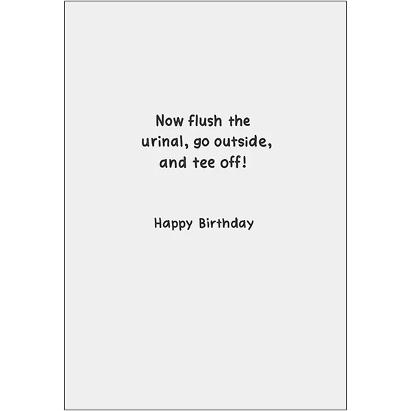 Sellers Publishing Birthday Humor B4737A golf verjaardagskaarten 6 stuks
