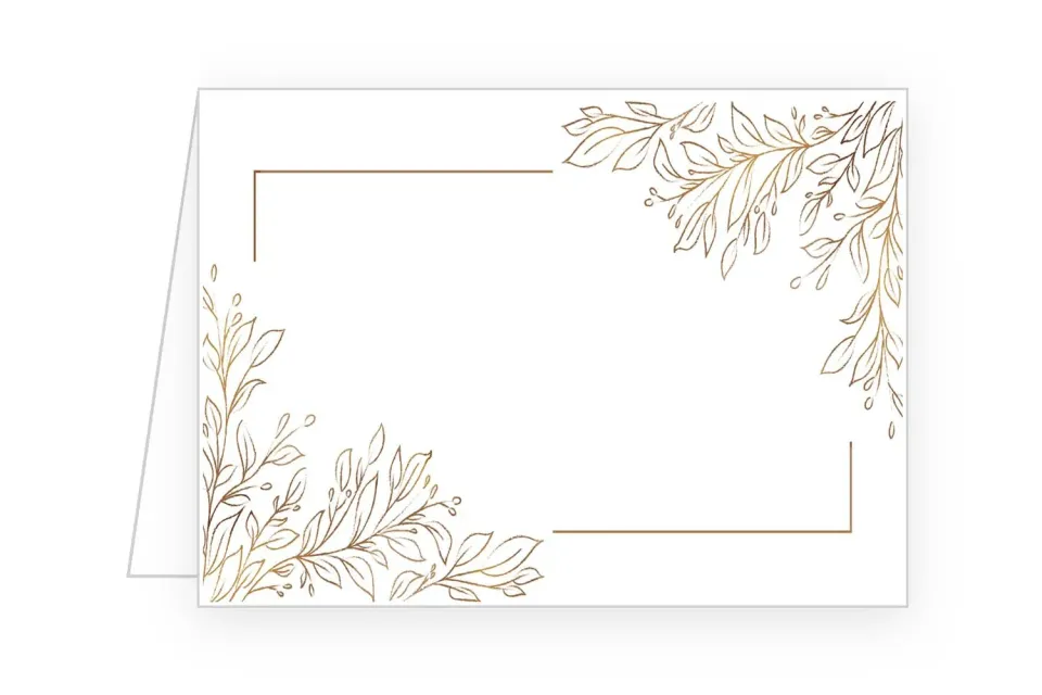 Edition Seidel 21778 tafelnamen plaatskaartjes set 50 goud