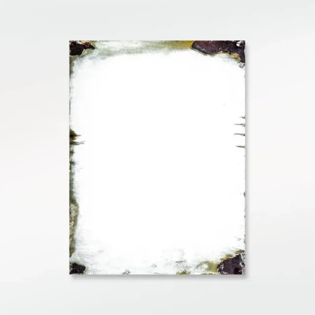 Gozi Roestrand 2 metalen bord 20x30cm roest