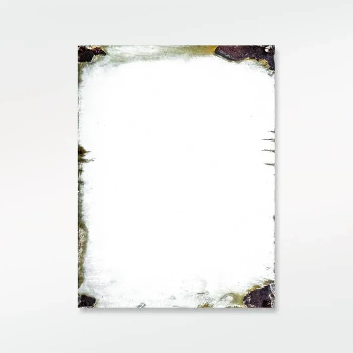 Gozi Roestrand 2 metalen bord 20x30cm roest