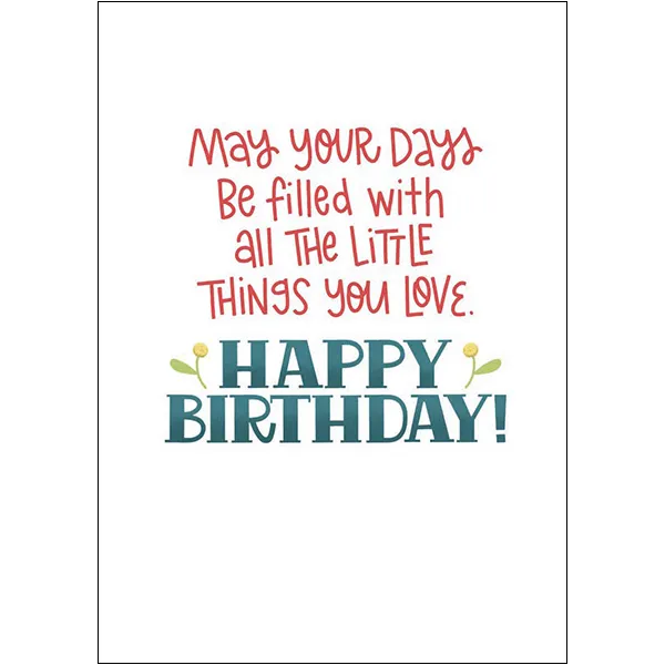 Sellers Publishing Birthday General B12447 wenskaarten 6 stuks lief