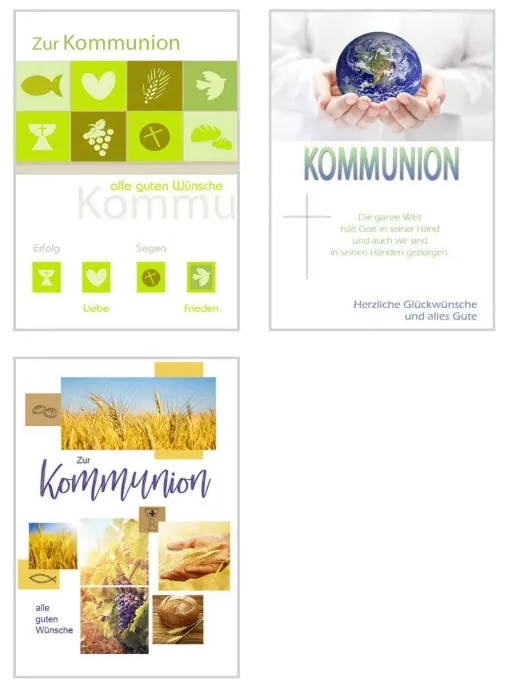 Edition Seidel 20217 communiekaarten set 30 stuks met envelop