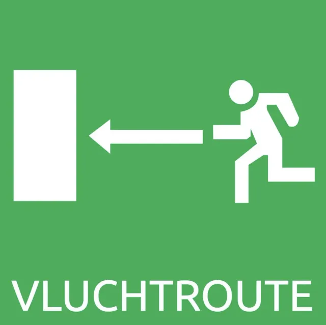 Gozi Vluchtroute stoeptegel met eigen foto