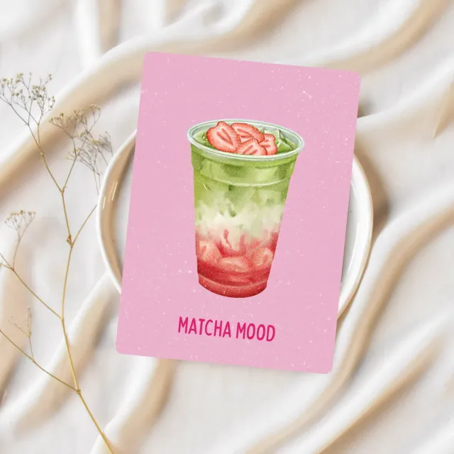 Lilly Braun Matcha 5112 postkaart groen