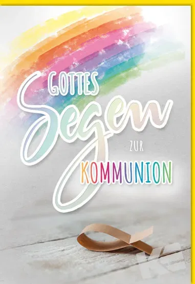 Kurt Eulzer Kommunion 12-1008 communiekaart vis 1 stuk