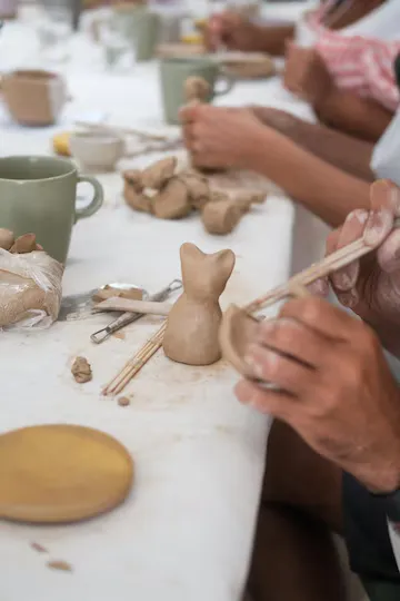 Blad & Beeld Workshop Pottenbakken kennismaking klei