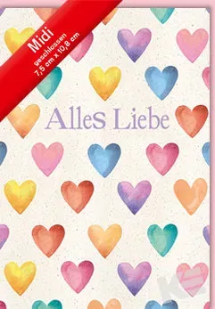 Kurt Eulzer 45-4133 midikaart Alles Liebe harten