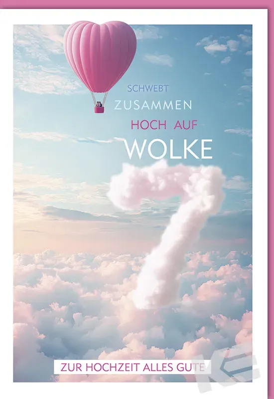 Kurt Eulzer 91-1034 trouwkaart Wolke 7