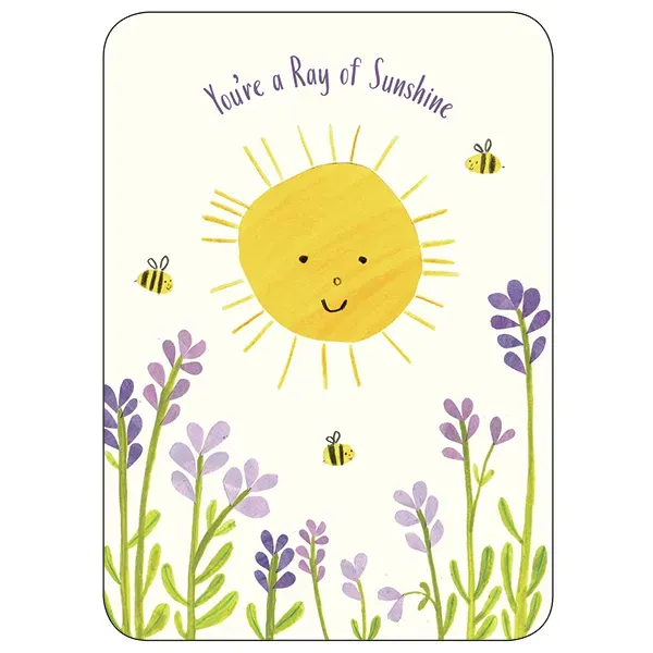 Sellers Publishing Thinking of You TOY7627 wenskaarten 6 stuks zonnig