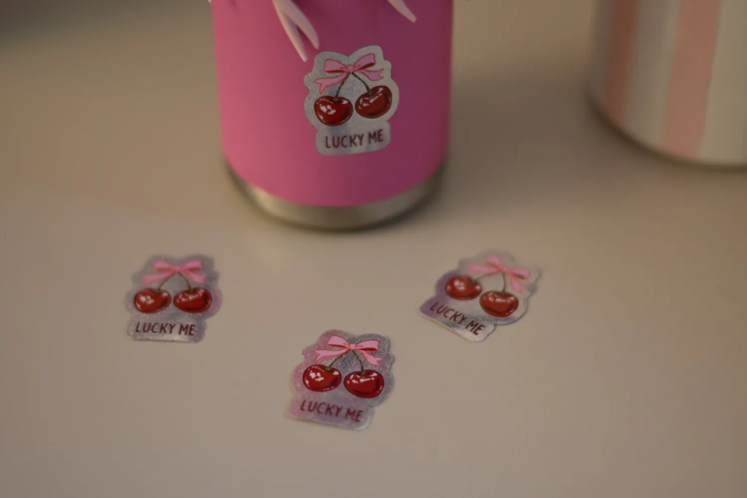Lilly Braun LUCKY ME sticker glanzend 3,1 x 4 cm