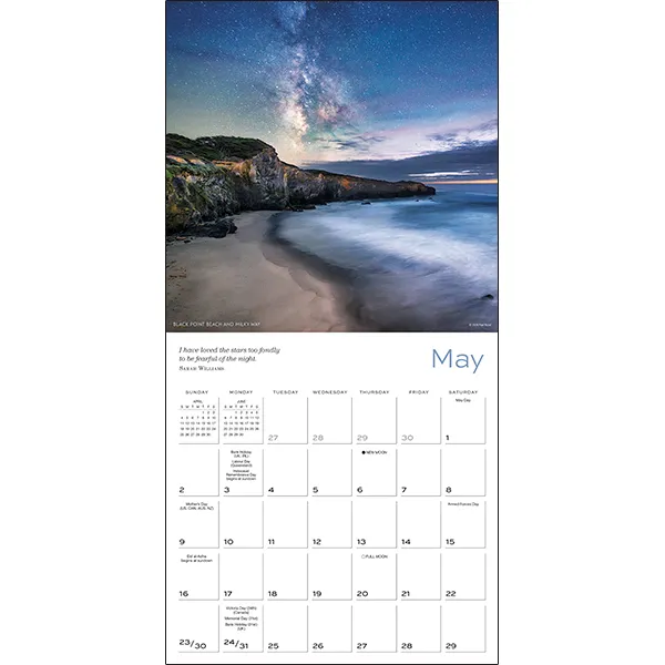 Sellers Publishing Celestial Skies 2027 wandkalender