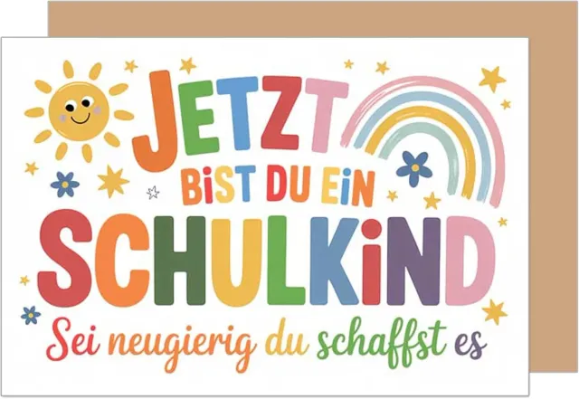 Edition Seidel Premium ES165 eerste schooldag kaart met envelop