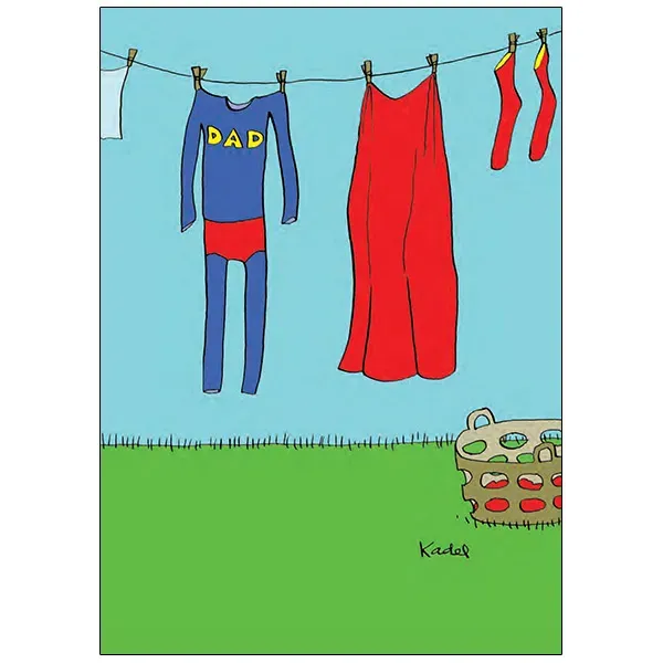 Sellers Publishing F3955S vaderdagkaart humor superheld