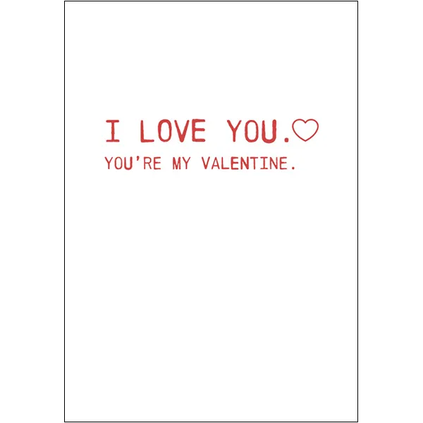 Sellers Publishing Valentine V12060Q kaarten 4 stuks romantisch