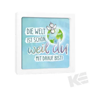 Kurt Eulzer 01-0103 miniframe 10x10cm engel