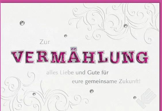 Kurt Eulzer Luxury Cards 91-1254 wenskaart per stuk strass