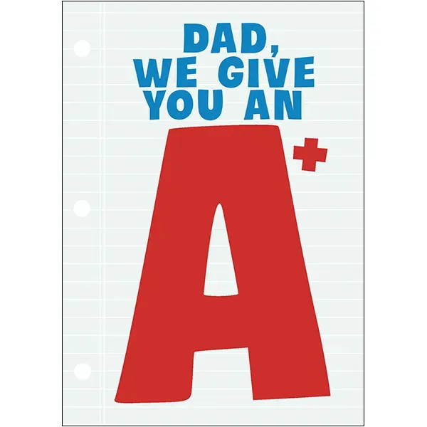 Sellers Publishing Father's Day F13320Q wenskaart papa 4 stuks