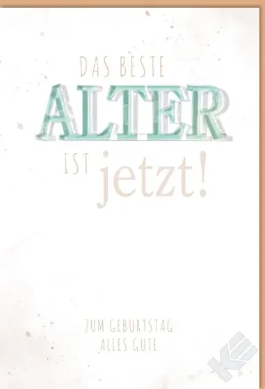 Kurt Eulzer 40-0185 kaartaccessoire verjaardag Hot Stuff acryl