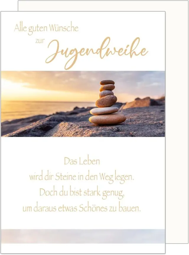 Edition Seidel Premium jeugdwijdingkaart JW133 strand