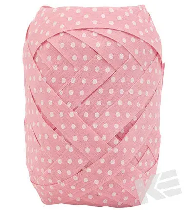 Kurt Eulzer 02-0577 cadeaulint roze stippen 10mm 12m