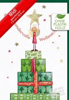 Kurt Eulzer 45-2265 kerstkaart engel met ster