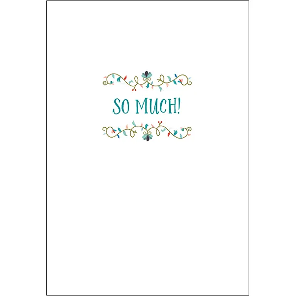 Sellers Publishing Thank You T7758S bedankkaart 6 stuks bloemen